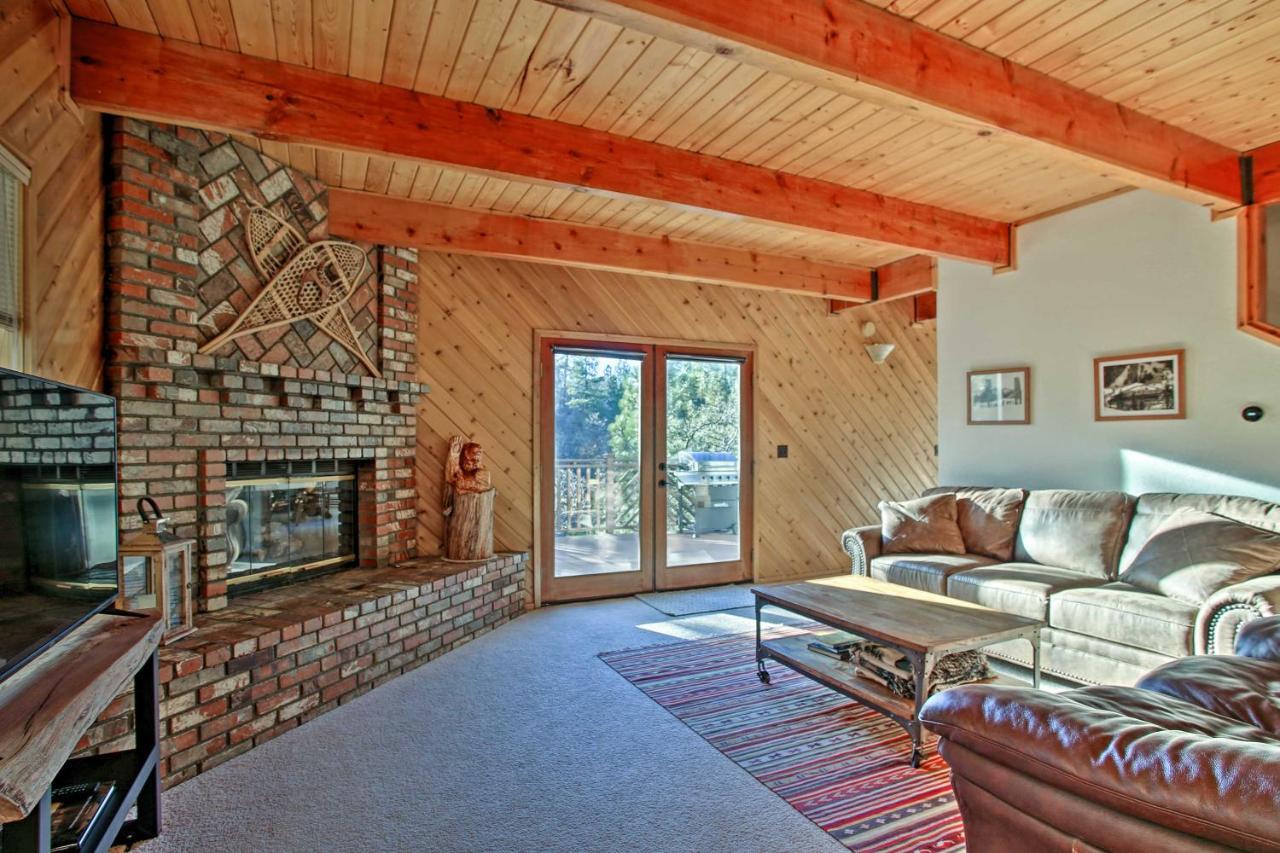 Cozy Getaway Cabin Deck And Hot Tub With Views! Villa Big Bear Lake Exterior photo