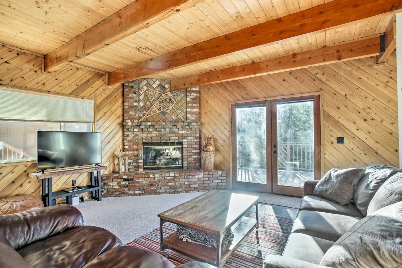 Cozy Getaway Cabin Deck And Hot Tub With Views! Villa Big Bear Lake Exterior photo