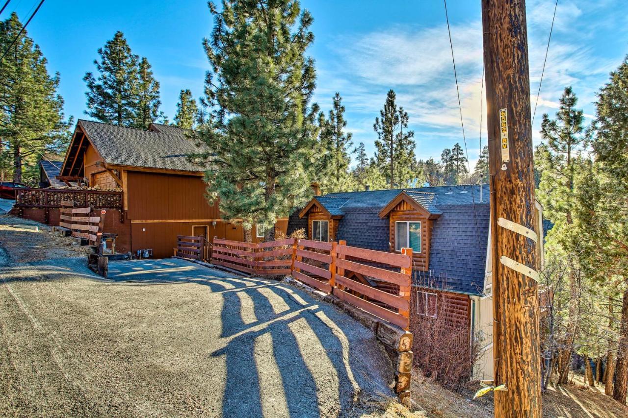Cozy Getaway Cabin Deck And Hot Tub With Views! Villa Big Bear Lake Exterior photo